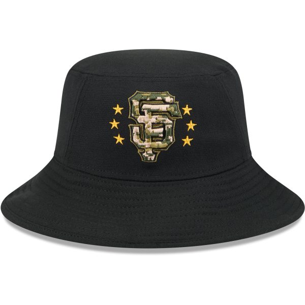 mens san francisco giants new era black 2024 armed forces day bucket hat Collection | San Francisco Giants Shop - Official MLB Jerseys & Caps