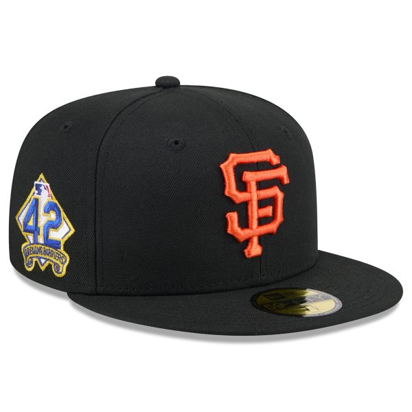 mens san francisco giants new era black 2025 jackie robinson day 59fifty fitted hat Collection | San Francisco Giants Shop - Official MLB Jerseys & Caps
