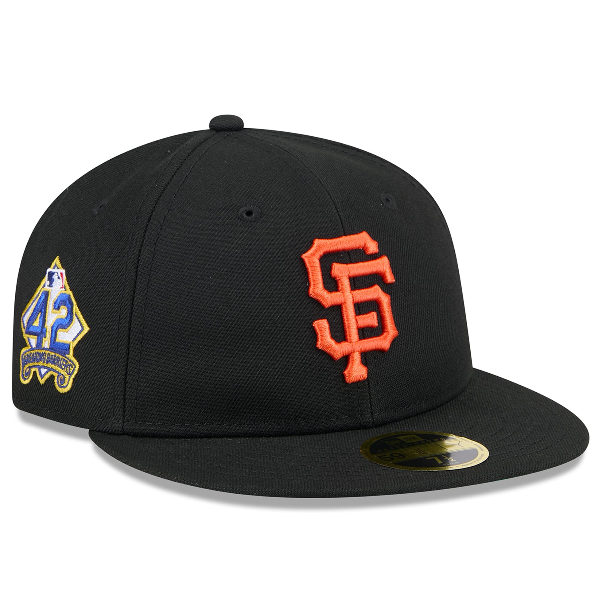 mens san francisco giants new era black 2025 jackie robinson day retro crown 59fifty unstructured fitted hat Collection | San Francisco Giants Shop - Official MLB Jerseys & Caps