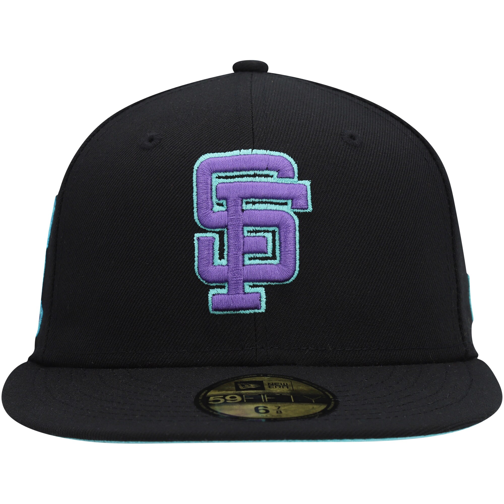 mens san francisco giants new era black 50th anniversary in san francisco black light 59fifty fitted hat Collection | San Francisco Giants Shop - Official MLB Jerseys & Caps