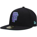 mens san francisco giants new era black 50th anniversary in san francisco black light 59fifty fitted hat Collection | San Francisco Giants Shop - Official MLB Jerseys & Caps