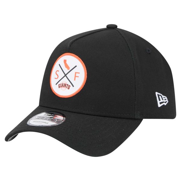 mens san francisco giants new era black 9forty a-frame adjustable hat Collection | San Francisco Giants Shop - Official MLB Jerseys & Caps
