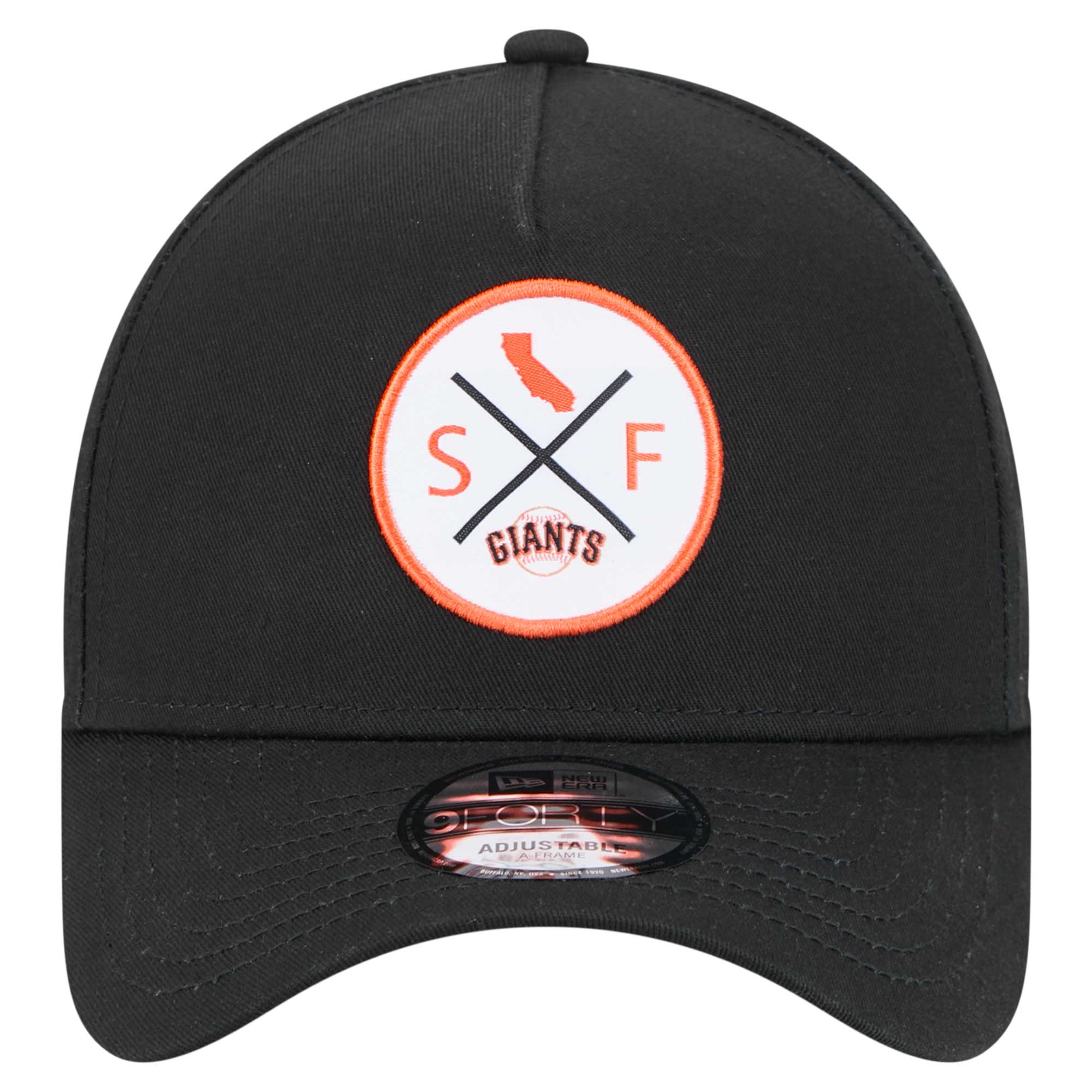 mens san francisco giants new era black 9forty a-frame adjustable hat Collection | San Francisco Giants Shop - Official MLB Jerseys & Caps