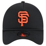 mens san francisco giants new era black 9forty a-frame trucker adjustable hat 201122194 Collection | San Francisco Giants Shop - Official MLB Jerseys & Caps