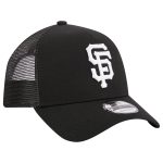mens san francisco giants new era black a-frame 9forty trucker adjustable hat Collection | San Francisco Giants Shop - Official MLB Jerseys & Caps