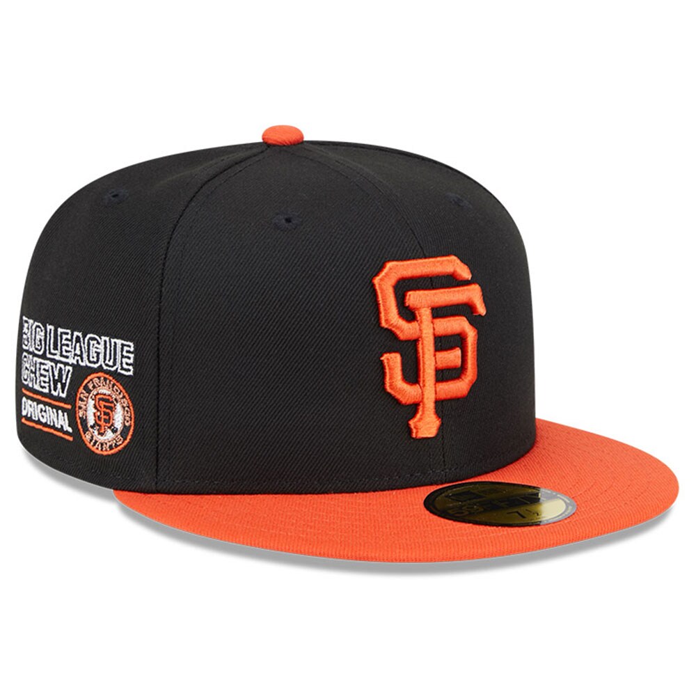 mens san francisco giants new era black big league chew team 59fifty fitted hat Collection | San Francisco Giants Shop - Official MLB Jerseys & Caps