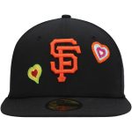 mens san francisco giants new era black chain stitch heart 59fifty fitted hat Collection | San Francisco Giants Shop - Official MLB Jerseys & Caps