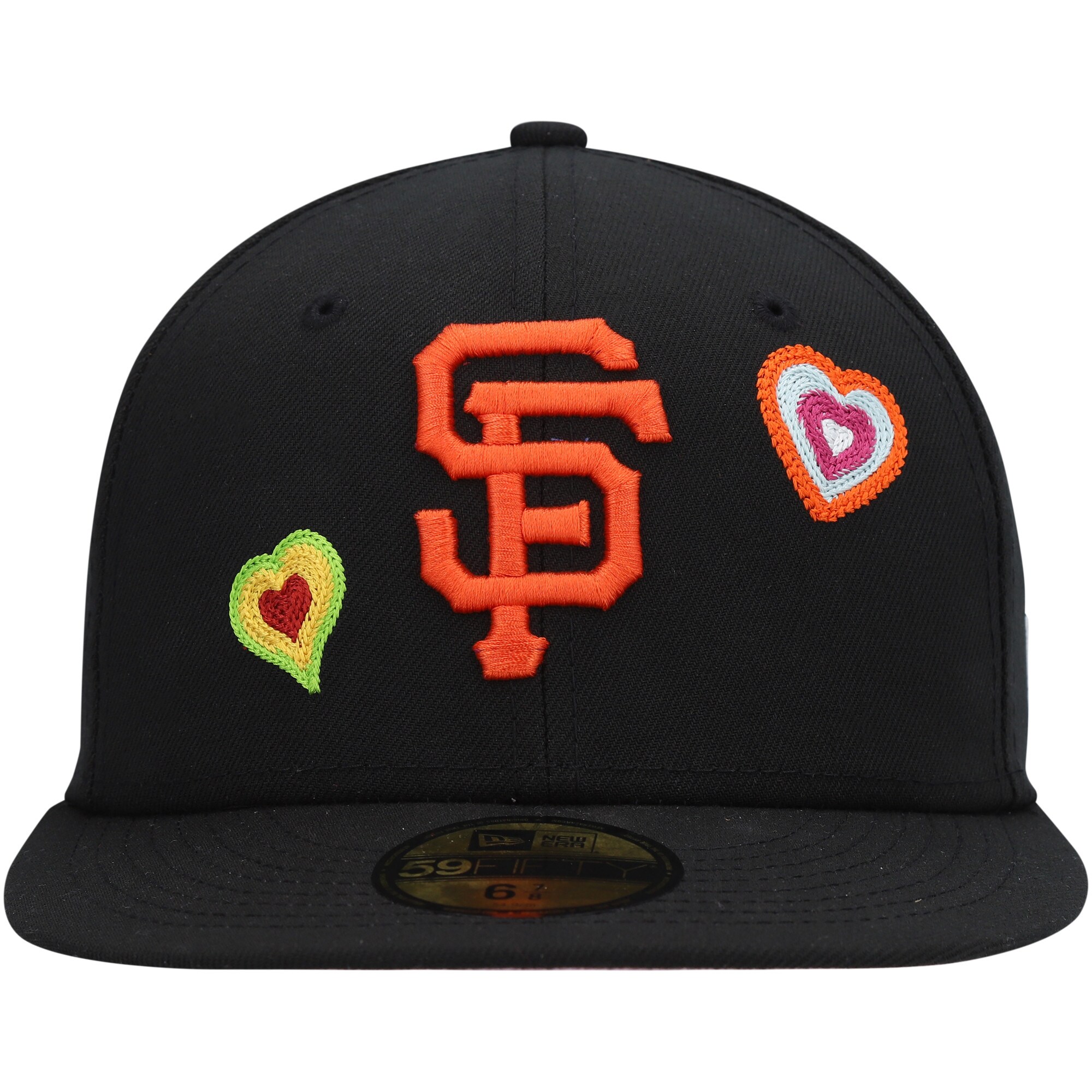 mens san francisco giants new era black chain stitch heart 59fifty fitted hat Collection | San Francisco Giants Shop - Official MLB Jerseys & Caps