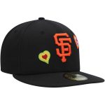 mens san francisco giants new era black chain stitch heart 59fifty fitted hat Collection | San Francisco Giants Shop - Official MLB Jerseys & Caps