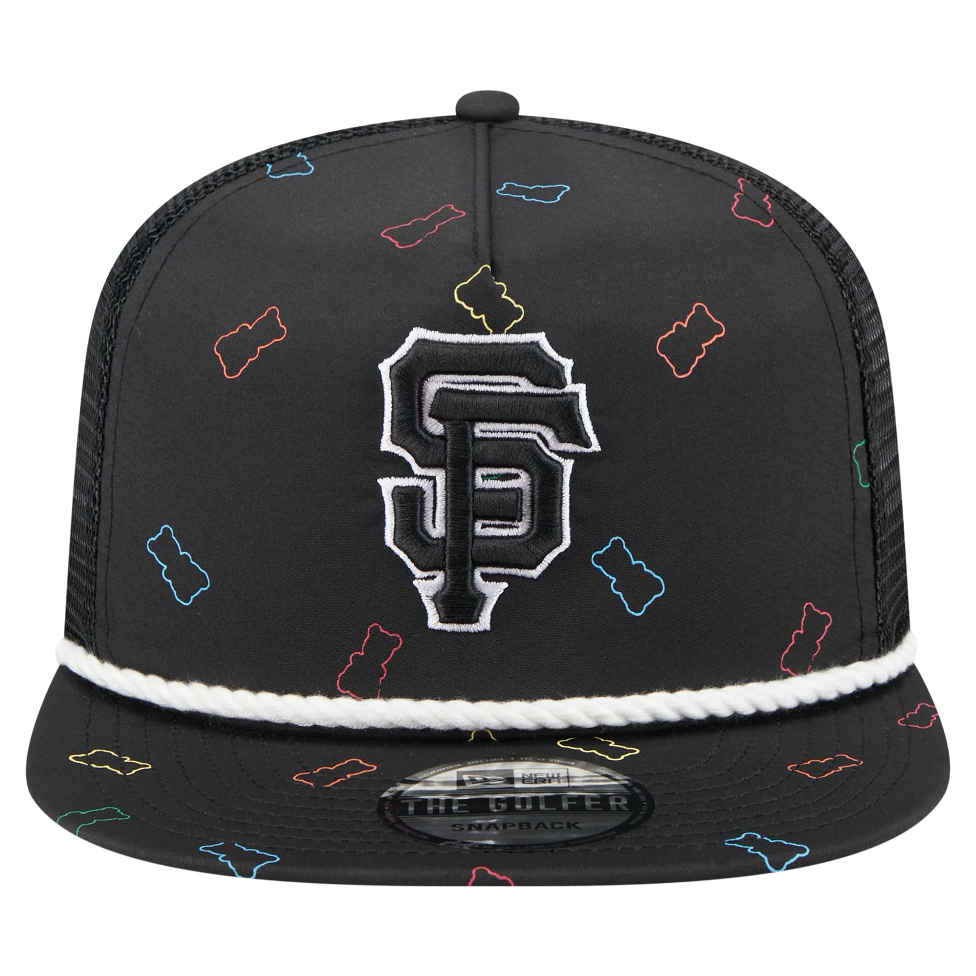 mens san francisco giants new era black gummy golfer trucker adjustable hat Collection | San Francisco Giants Shop - Official MLB Jerseys & Caps