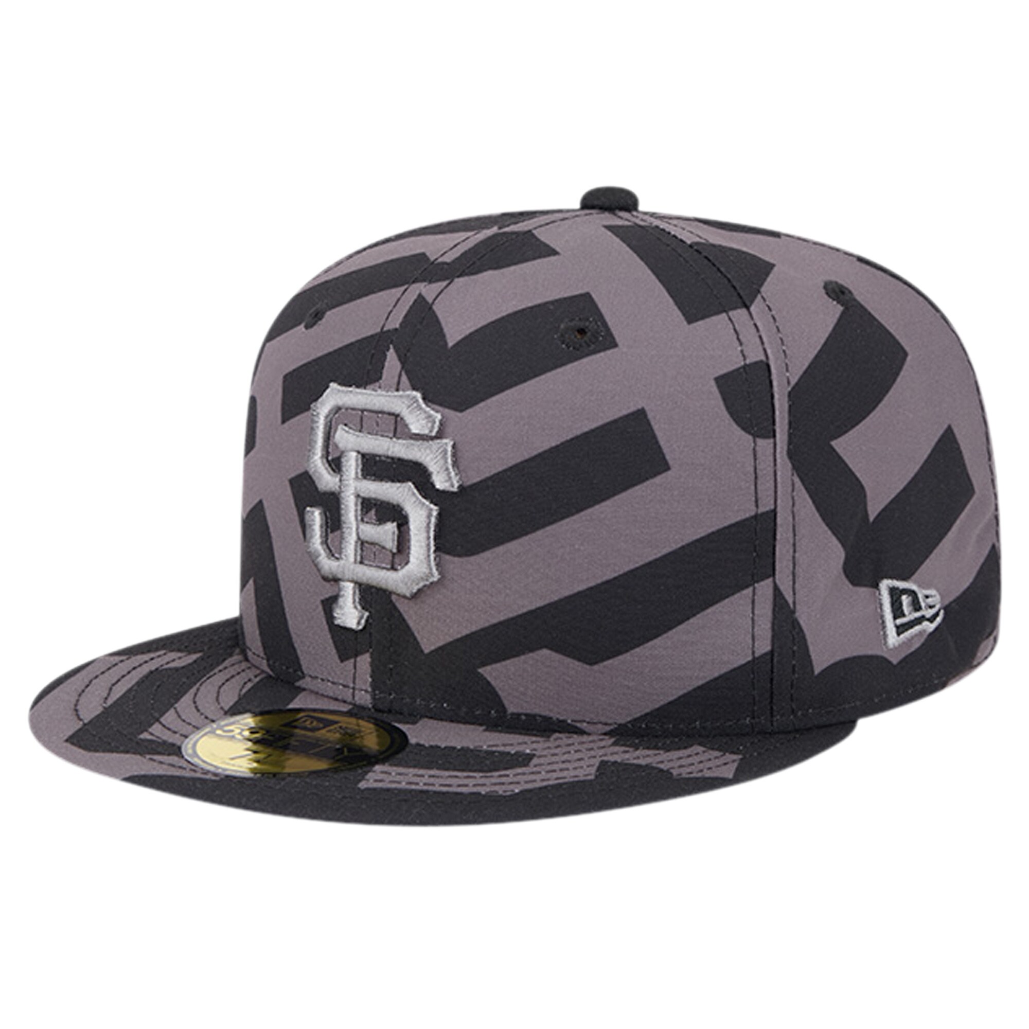 mens san francisco giants new era black logo fracture 59fifty fitted hat Collection | San Francisco Giants Shop - Official MLB Jerseys & Caps