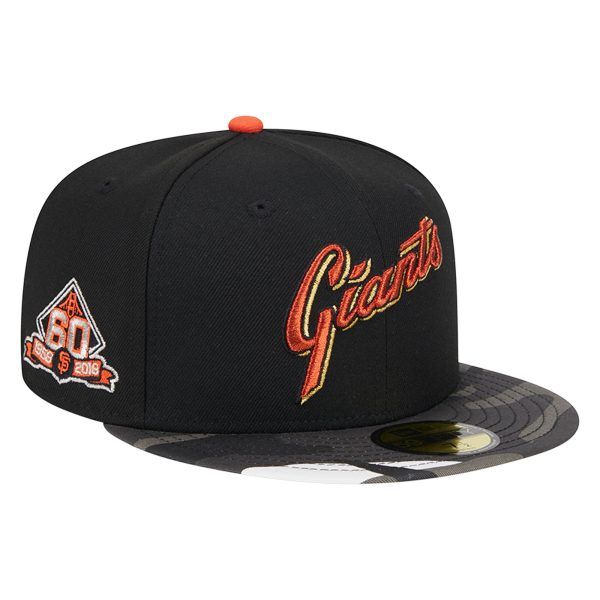 mens san francisco giants new era black metallic camo 59fifty fitted hat Collection | San Francisco Giants Shop - Official MLB Jerseys & Caps