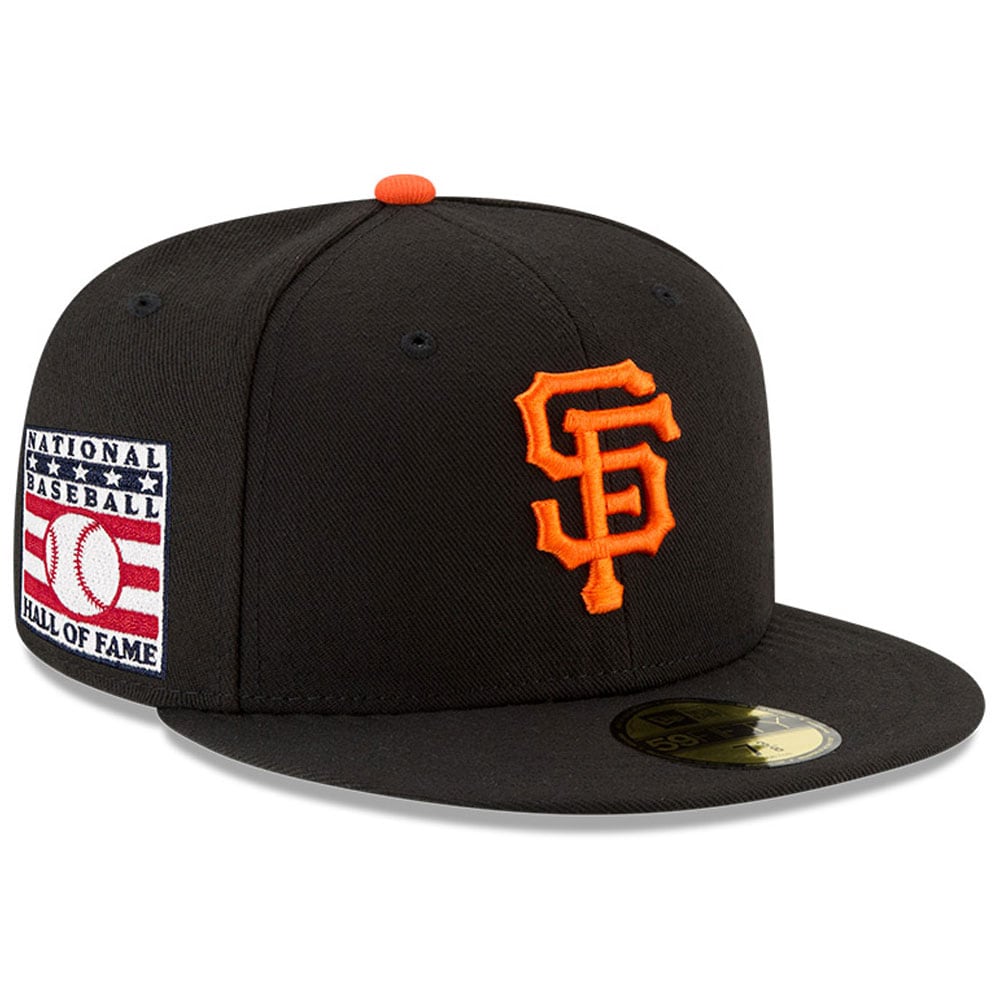 mens san francisco giants new era black national baseball hall of fame 59fifty fitted hat Collection | San Francisco Giants Shop - Official MLB Jerseys & Caps