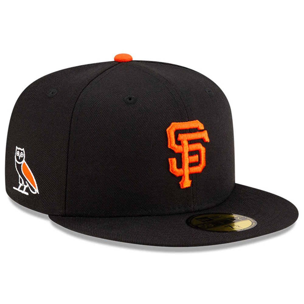 mens san francisco giants new era black ovo x mlb 59fifty fitted hat Collection | San Francisco Giants Shop - Official MLB Jerseys & Caps