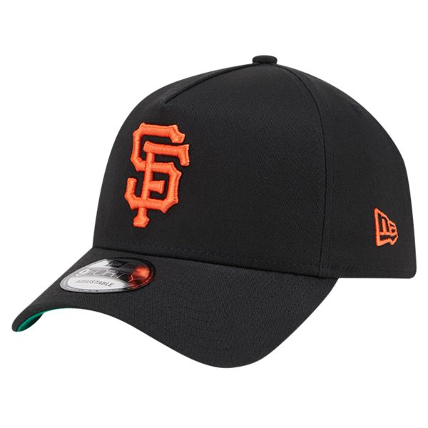 mens san francisco giants new era black team color a-frame 9forty adjustable hat Collection | San Francisco Giants Shop - Official MLB Jerseys & Caps