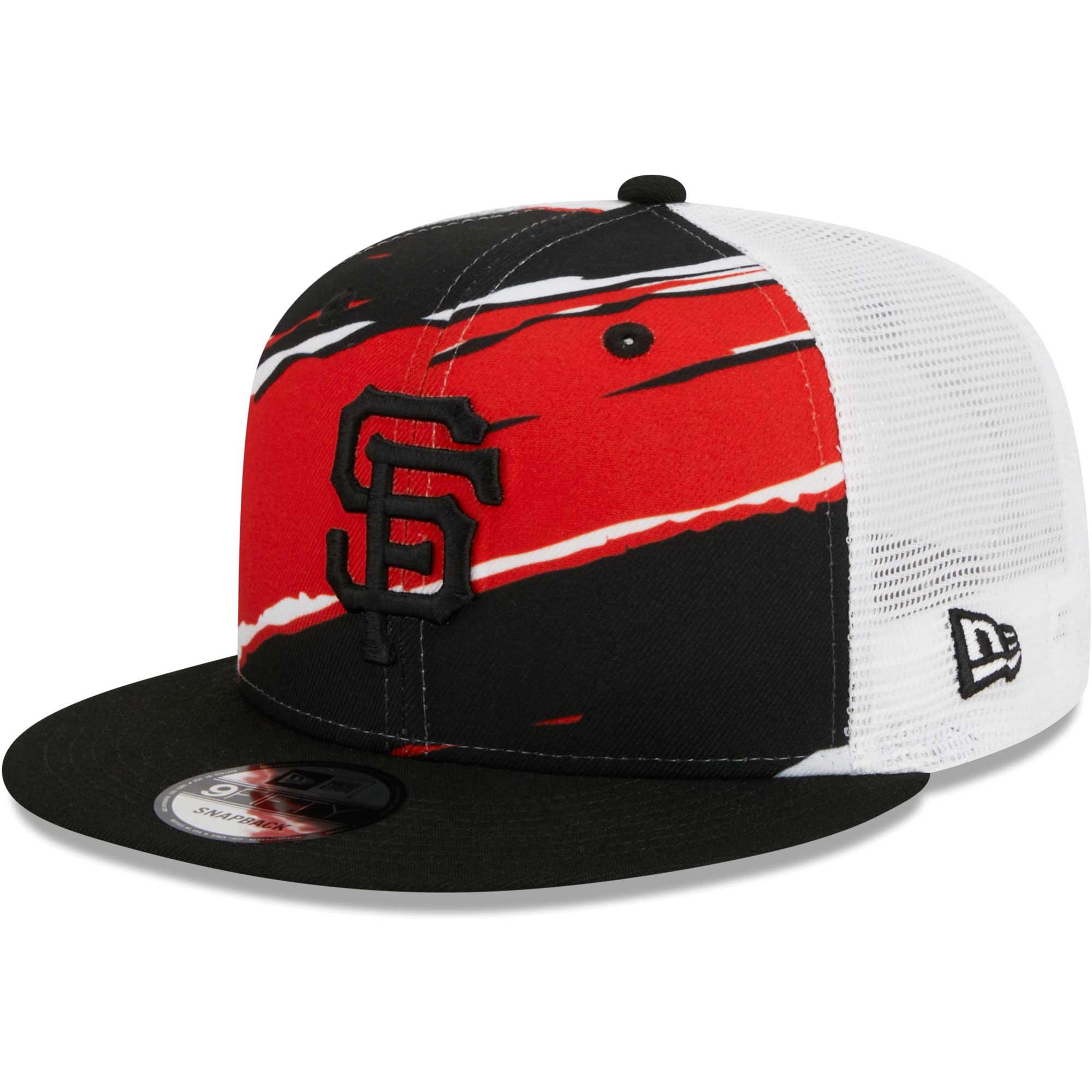 mens san francisco giants new era black tear trucker 9fifty snapback hat Collection | San Francisco Giants Shop - Official MLB Jerseys & Caps