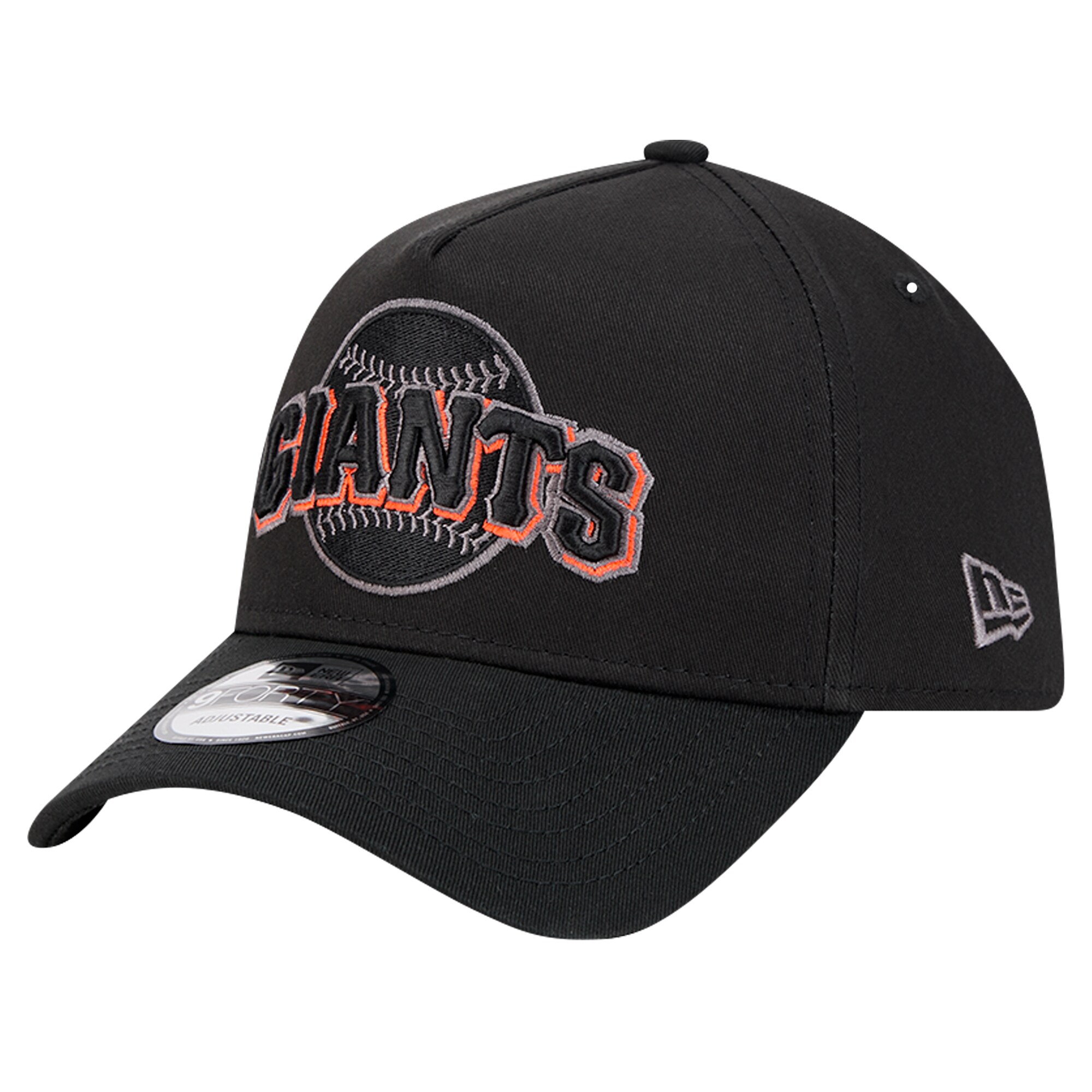 mens san francisco giants new era black tonal pop 9forty a-frame adjustable hat Collection | San Francisco Giants Shop - Official MLB Jerseys & Caps