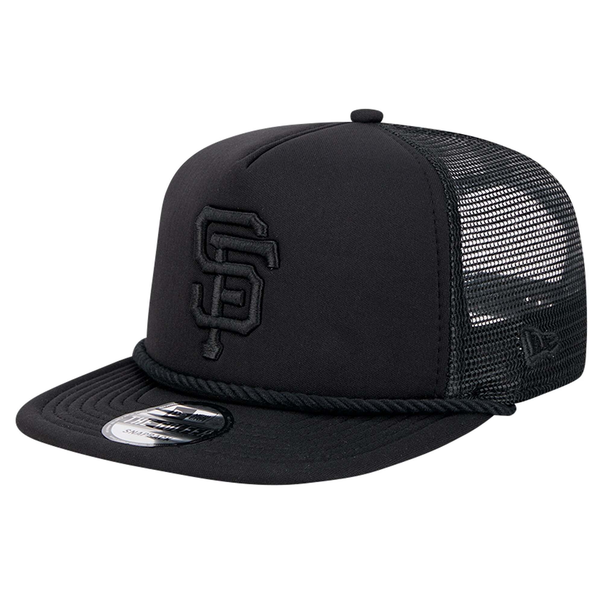 mens san francisco giants new era black tone foam meshback golfer snapback hat Collection | San Francisco Giants Shop - Official MLB Jerseys & Caps