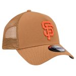 mens san francisco giants new era brown a-frame trucker 9forty adjustable hat Collection | San Francisco Giants Shop - Official MLB Jerseys & Caps
