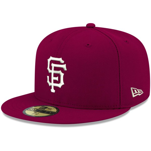 mens san francisco giants new era cardinal white logo 59fifty fitted hat Collection | San Francisco Giants Shop - Official MLB Jerseys & Caps