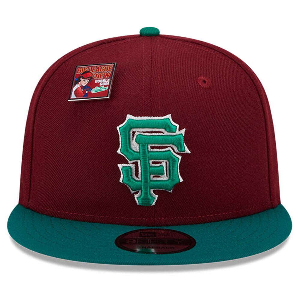 mens san francisco giants new era cardinalgreen strawberry big league chew flavor pack 9fifty snapback hat Collection | San Francisco Giants Shop - Official MLB Jerseys & Caps