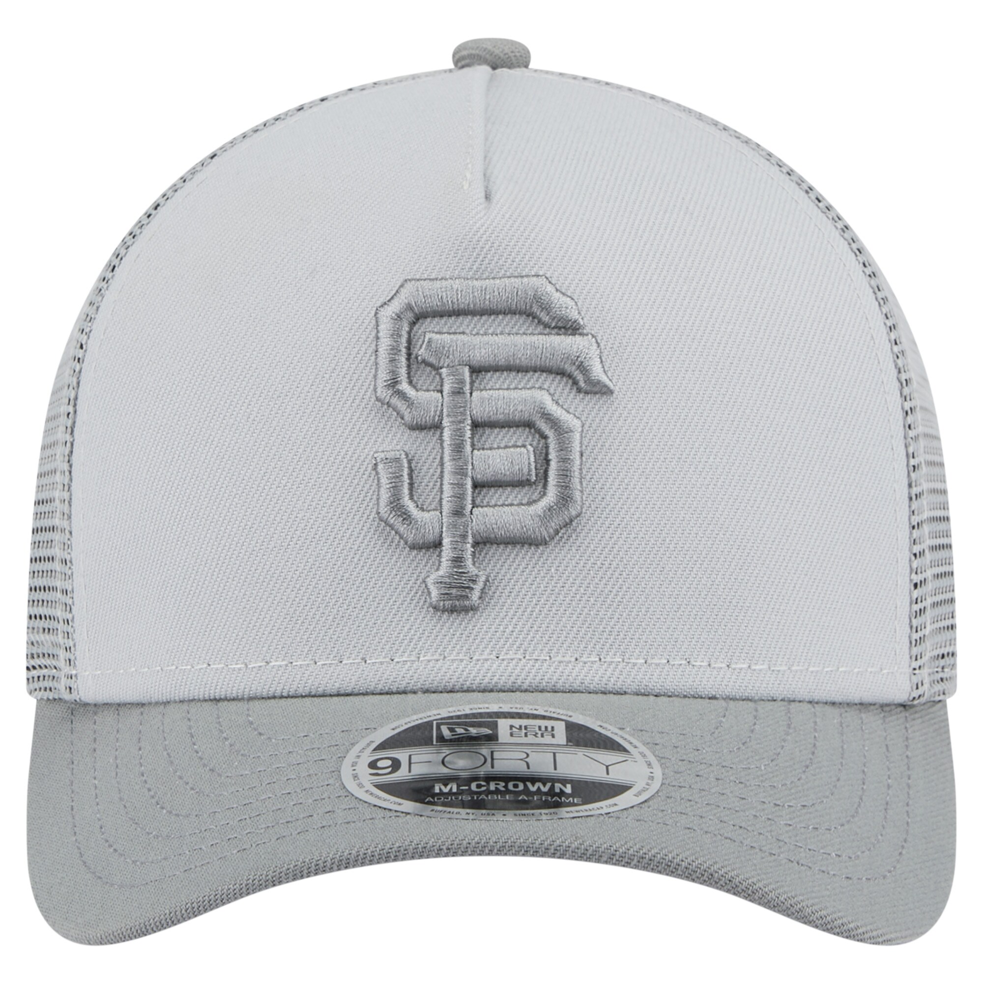 mens san francisco giants new era gray color pack a-frame 9forty trucker adjustable hat Collection | San Francisco Giants Shop - Official MLB Jerseys & Caps