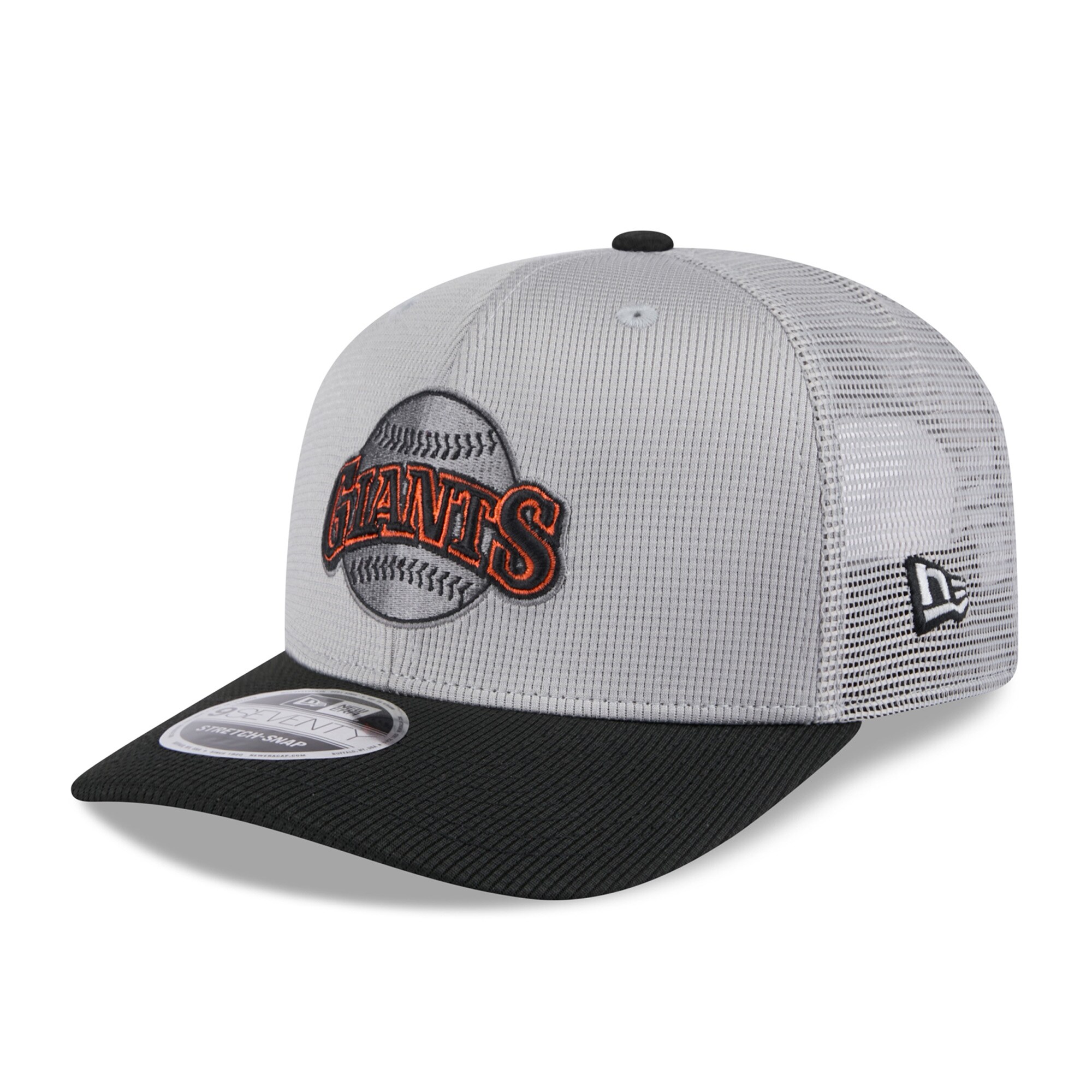 mens san francisco giants new era grayblack 2025 batting practice 9seventy stretch-snap trucker hat Collection | San Francisco Giants Shop - Official MLB Jerseys & Caps