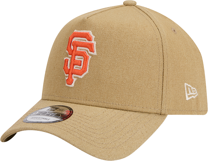 mens san francisco giants new era khaki logo essentials 9forty a-frame adjustable hat Collection | San Francisco Giants Shop - Official MLB Jerseys & Caps
