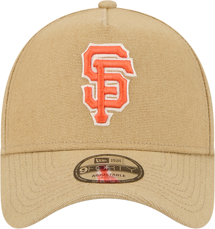 mens san francisco giants new era khaki logo essentials 9forty a-frame adjustable hat Collection | San Francisco Giants Shop - Official MLB Jerseys & Caps