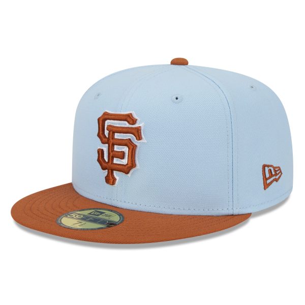 mens san francisco giants new era light bluebrown spring color basic two-tone 59fifty fitted hat Collection | San Francisco Giants Shop - Official MLB Jerseys & Caps