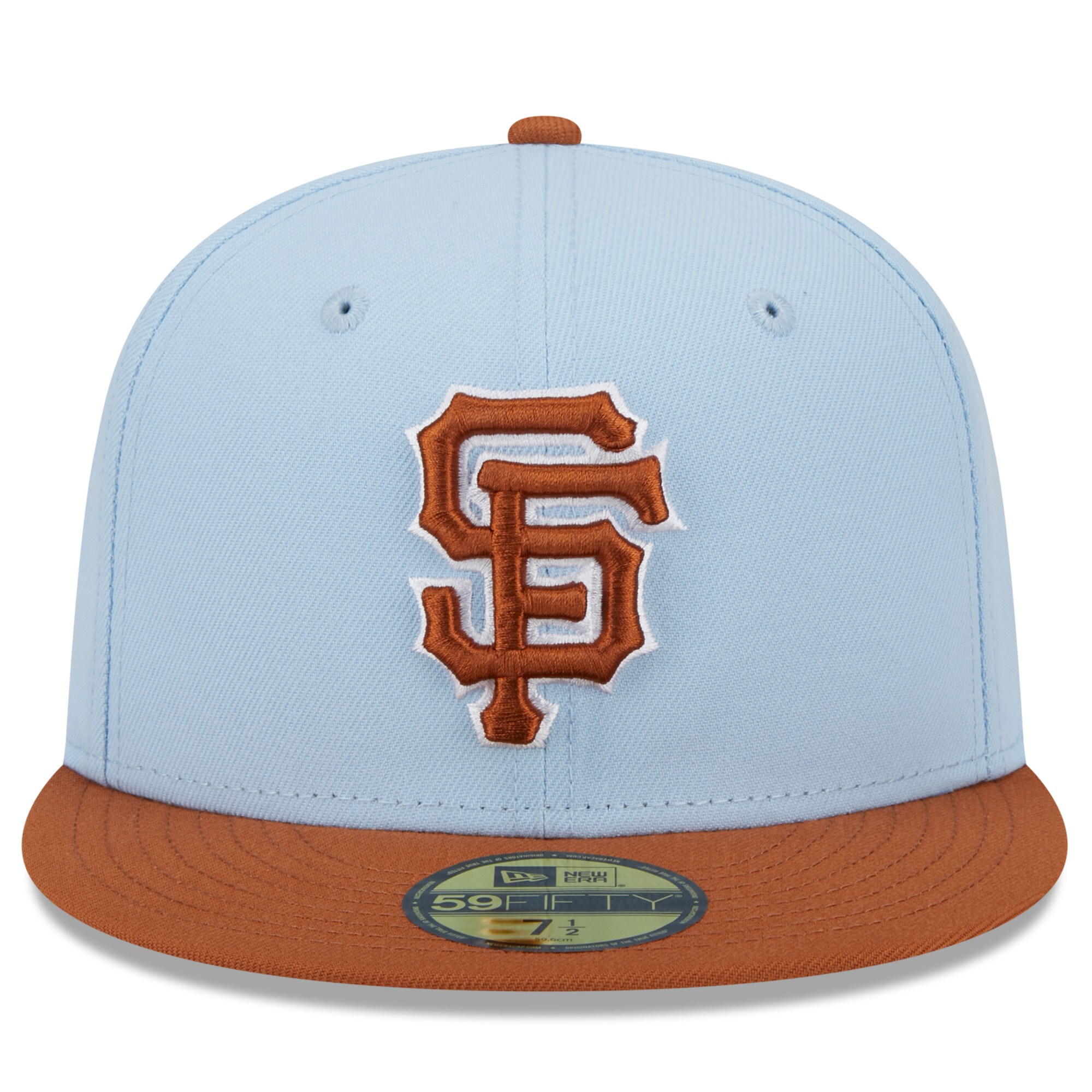 mens san francisco giants new era light bluebrown spring color basic two-tone 59fifty fitted hat Collection | San Francisco Giants Shop - Official MLB Jerseys & Caps
