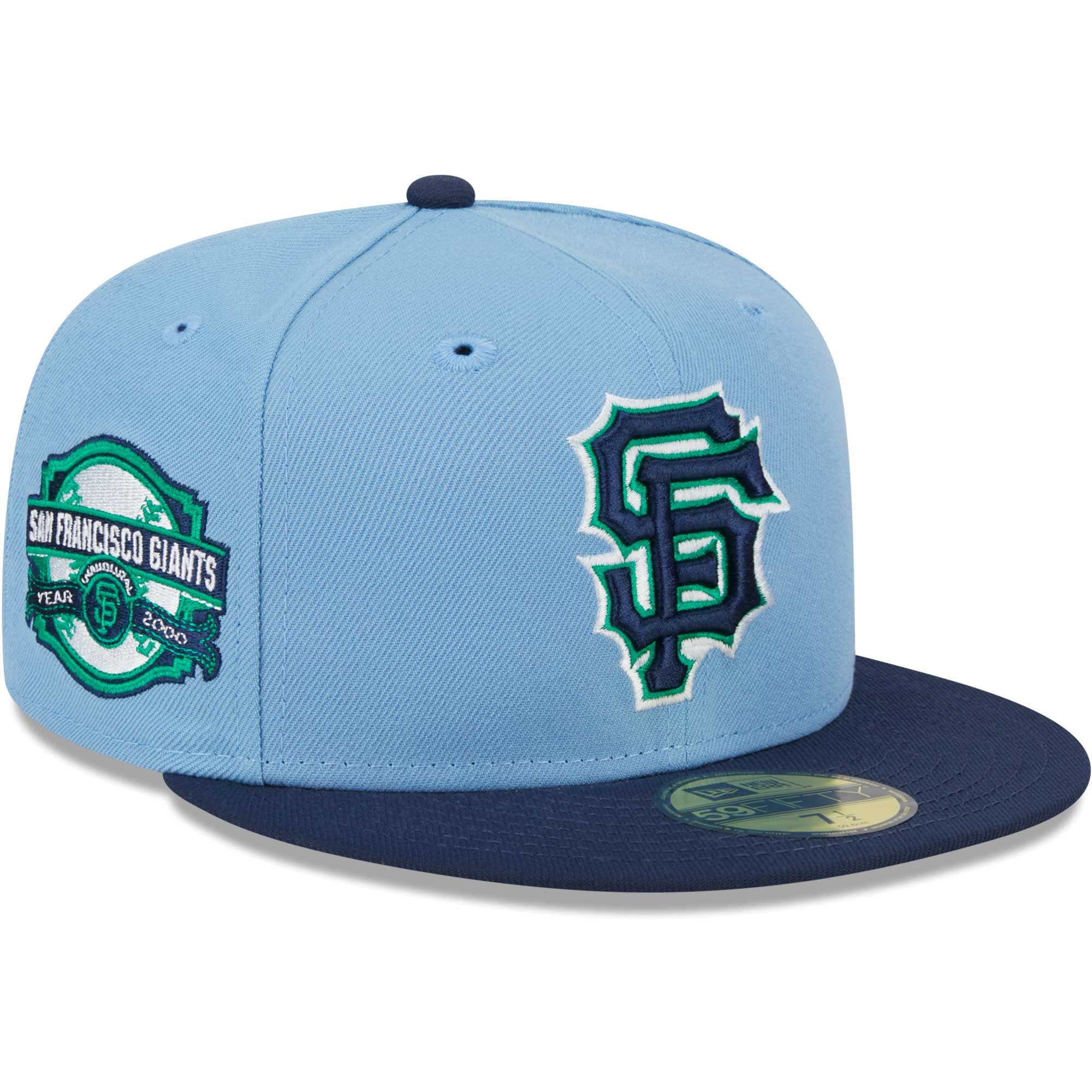 mens san francisco giants new era light bluenavy green undervisor 59fifty fitted hat Collection | San Francisco Giants Shop - Official MLB Jerseys & Caps