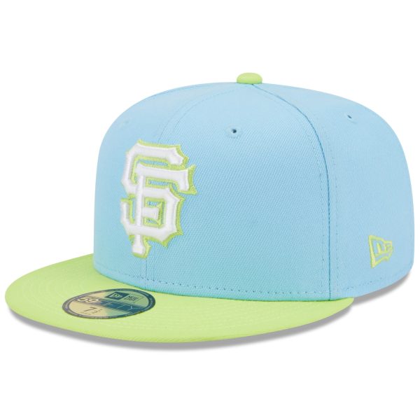 mens san francisco giants new era light blueneon green spring color two-tone 59fifty fitted hat Collection | San Francisco Giants Shop - Official MLB Jerseys & Caps