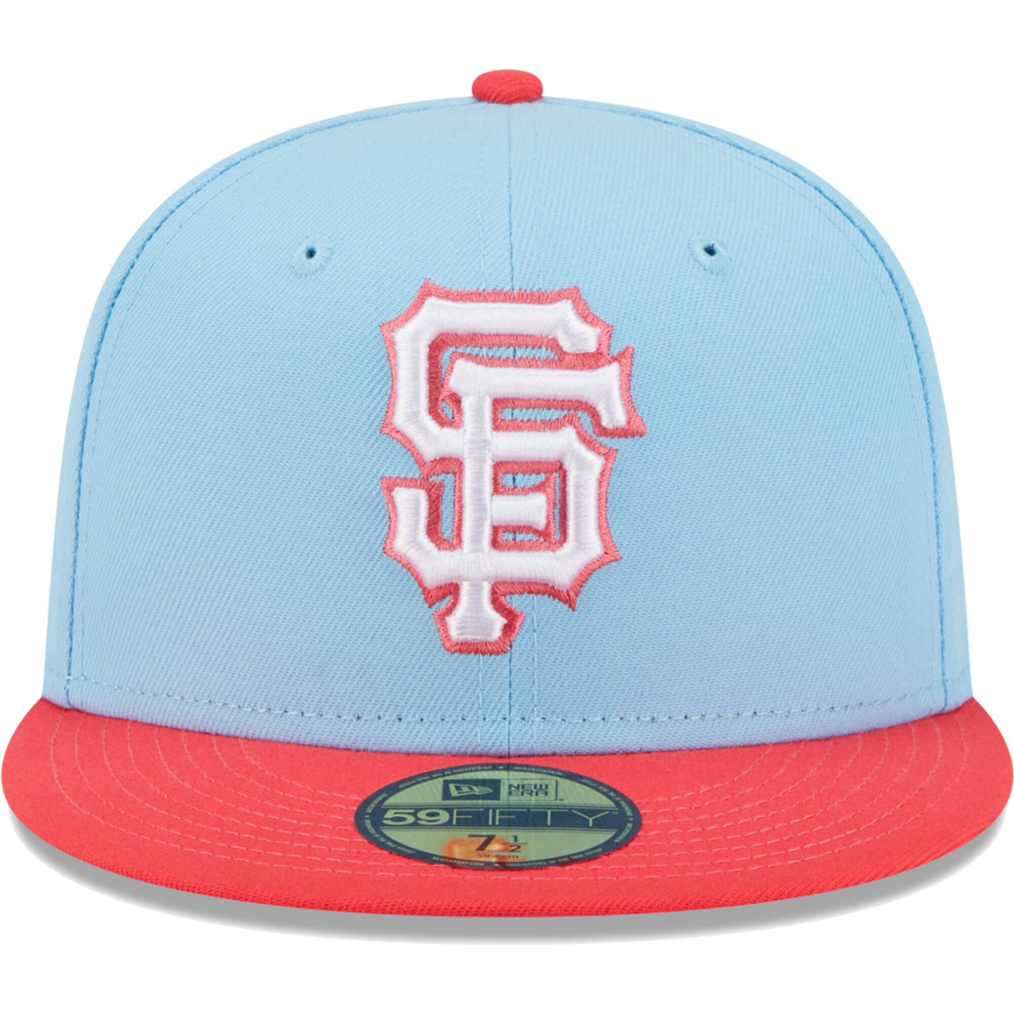 mens san francisco giants new era light bluered spring color two-tone 59fifty fitted hat Collection | San Francisco Giants Shop - Official MLB Jerseys & Caps
