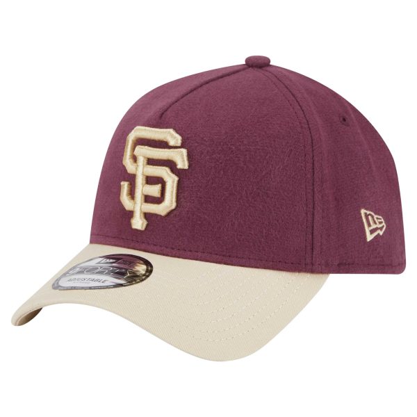 mens san francisco giants new era maroon moleskin crown a-frame 9forty adjustable hat Collection | San Francisco Giants Shop - Official MLB Jerseys & Caps