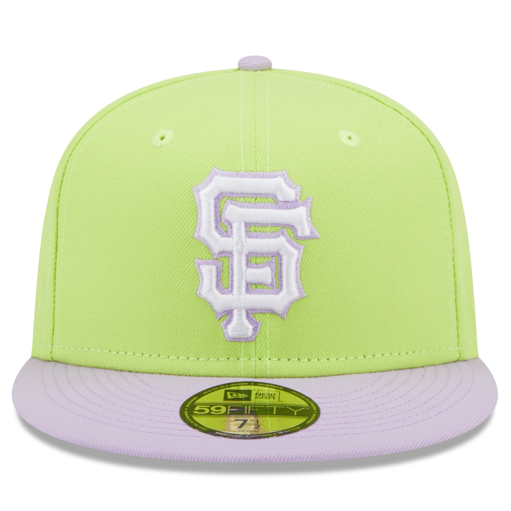 mens san francisco giants new era neon greenlavender spring color two-tone 59fifty fitted hat Collection | San Francisco Giants Shop - Official MLB Jerseys & Caps
