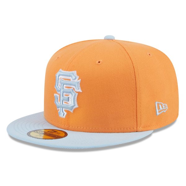 mens san francisco giants new era orangelight blue spring color basic two-tone 59fifty fitted hat Collection | San Francisco Giants Shop - Official MLB Jerseys & Caps