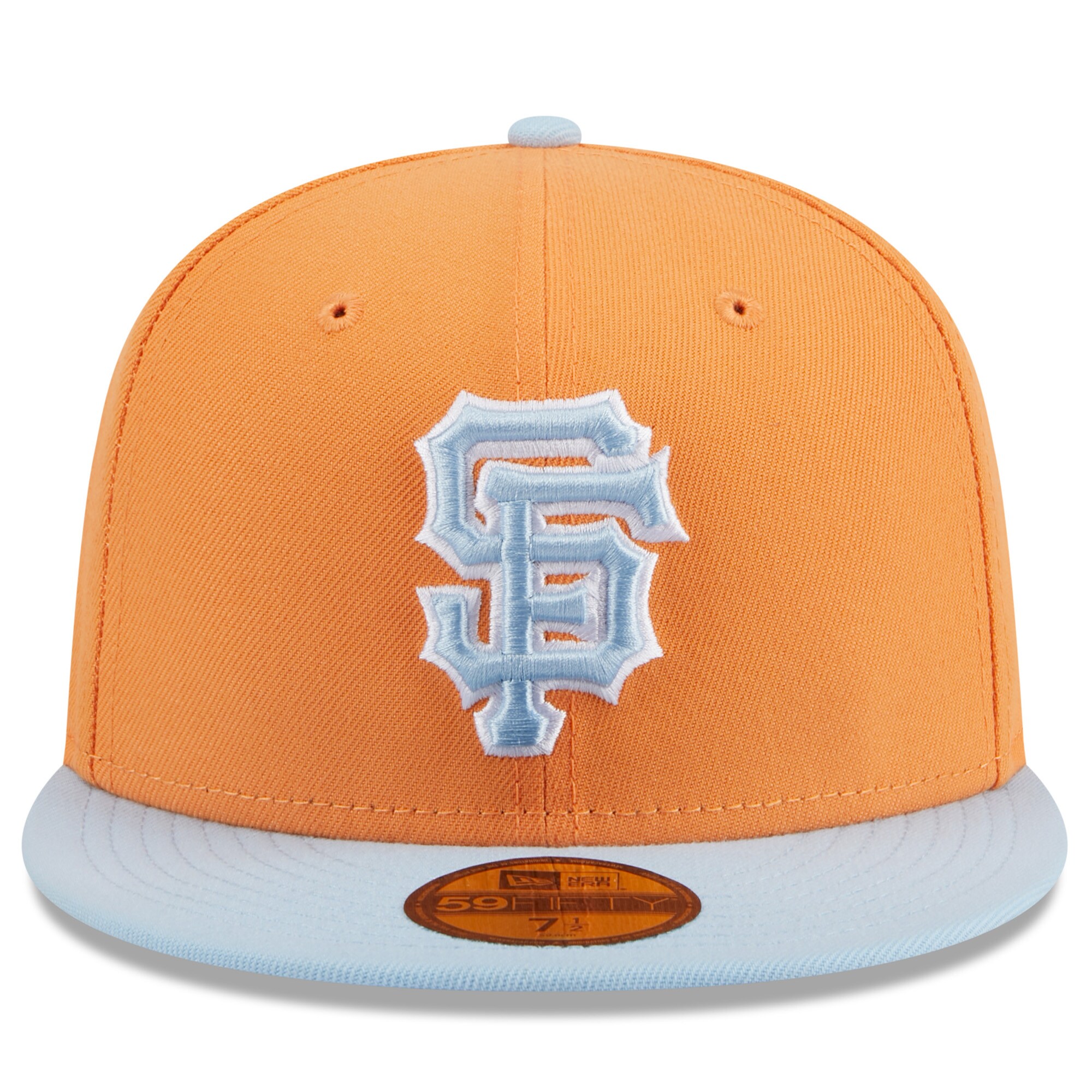 mens san francisco giants new era orangelight blue spring color basic two-tone 59fifty fitted hat Collection | San Francisco Giants Shop - Official MLB Jerseys & Caps