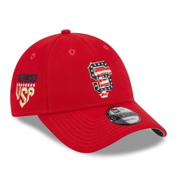 mens san francisco giants new era red 2023 fourth of july 9forty adjustable hat Collection | San Francisco Giants Shop - Official MLB Jerseys & Caps