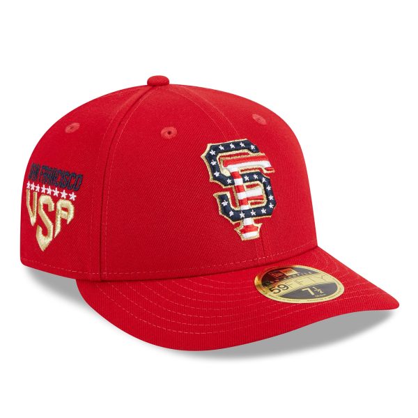 mens san francisco giants new era red 2023 fourth of july low profile 59fifty fitted hat Collection | San Francisco Giants Shop - Official MLB Jerseys & Caps