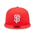 mens san francisco giants new era red lava highlighter logo 59fifty fitted hat Collection | San Francisco Giants Shop - Official MLB Jerseys & Caps