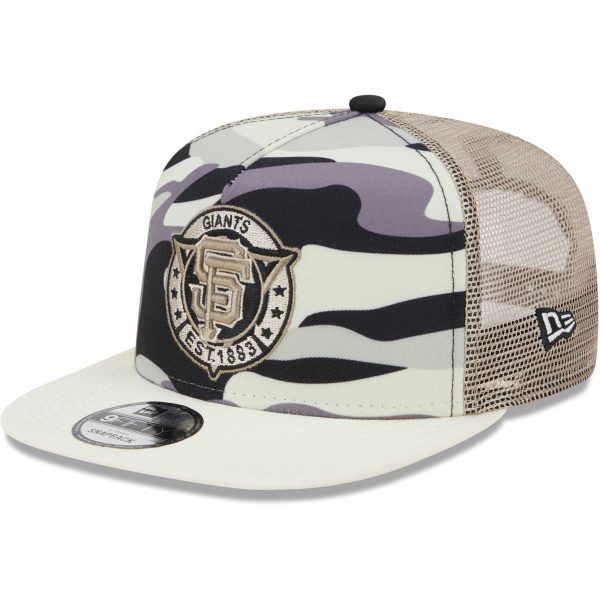 mens san francisco giants new era white chrome camo a-frame 9fifty trucker snapback hat Collection | San Francisco Giants Shop - Official MLB Jerseys & Caps