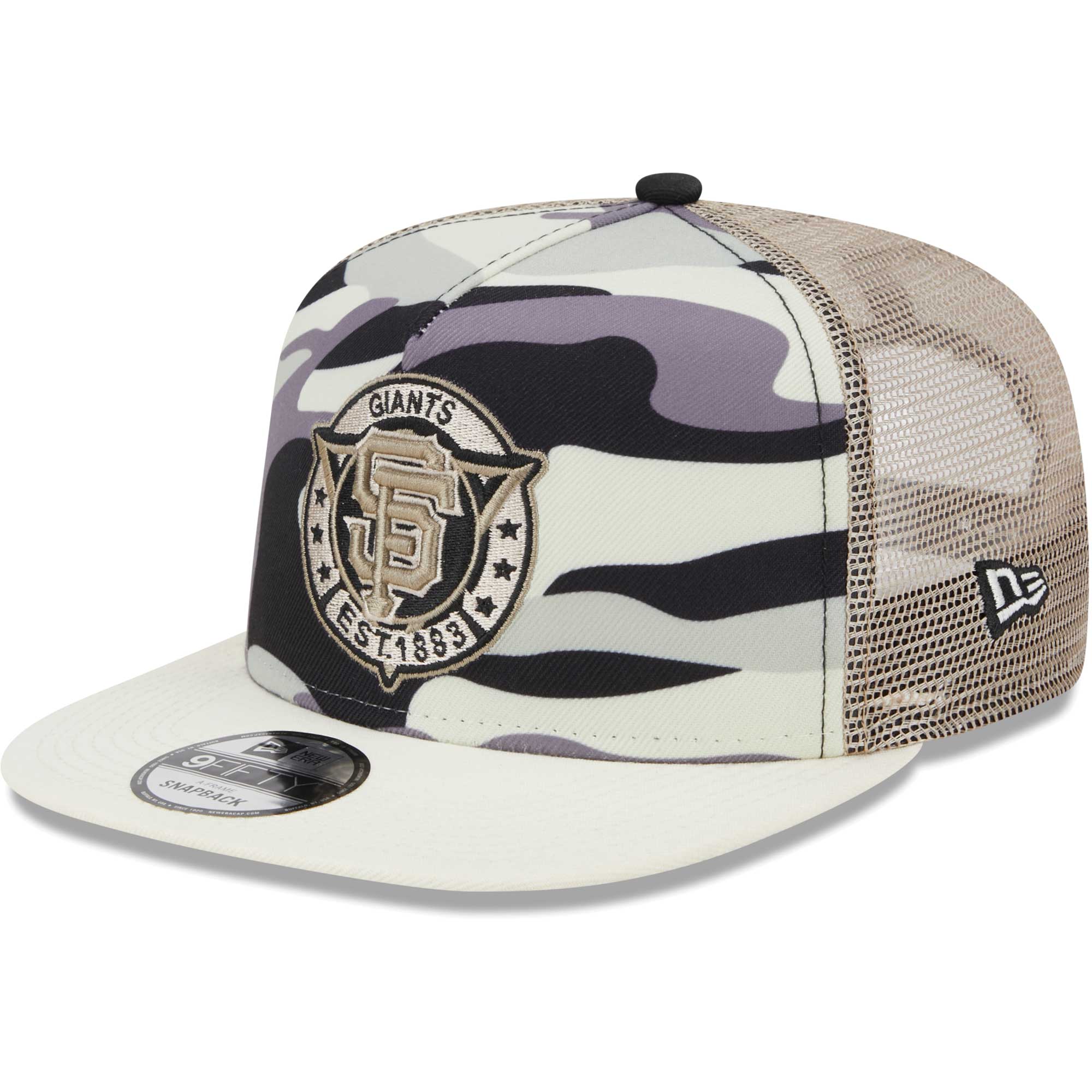 mens san francisco giants new era white chrome camo a-frame 9fifty trucker snapback hat Collection | San Francisco Giants Shop - Official MLB Jerseys & Caps