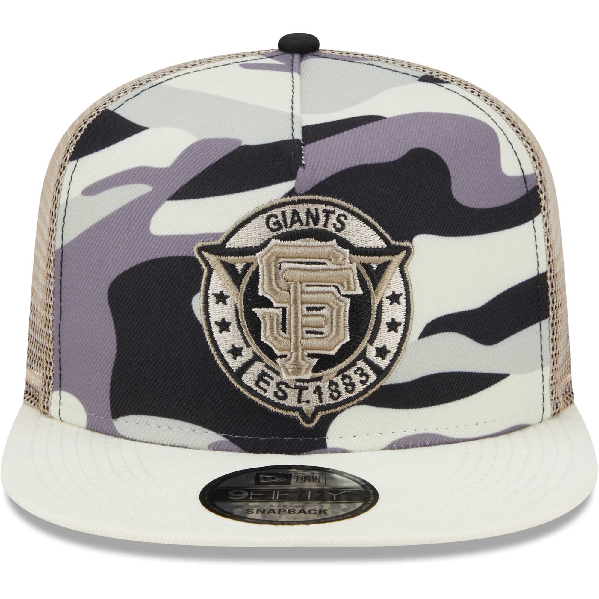 mens san francisco giants new era white chrome camo a-frame 9fifty trucker snapback hat Collection | San Francisco Giants Shop - Official MLB Jerseys & Caps