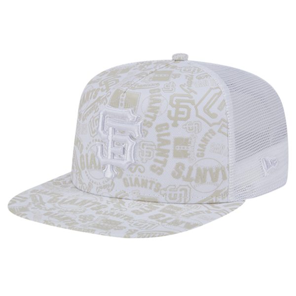 mens san francisco giants new era white logo dunes a-frame trucker 9fifty snapback hat Collection | San Francisco Giants Shop - Official MLB Jerseys & Caps
