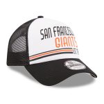 mens san francisco giants new era whiteblack stacked a-frame trucker 9forty adjustable hat Collection | San Francisco Giants Shop - Official MLB Jerseys & Caps