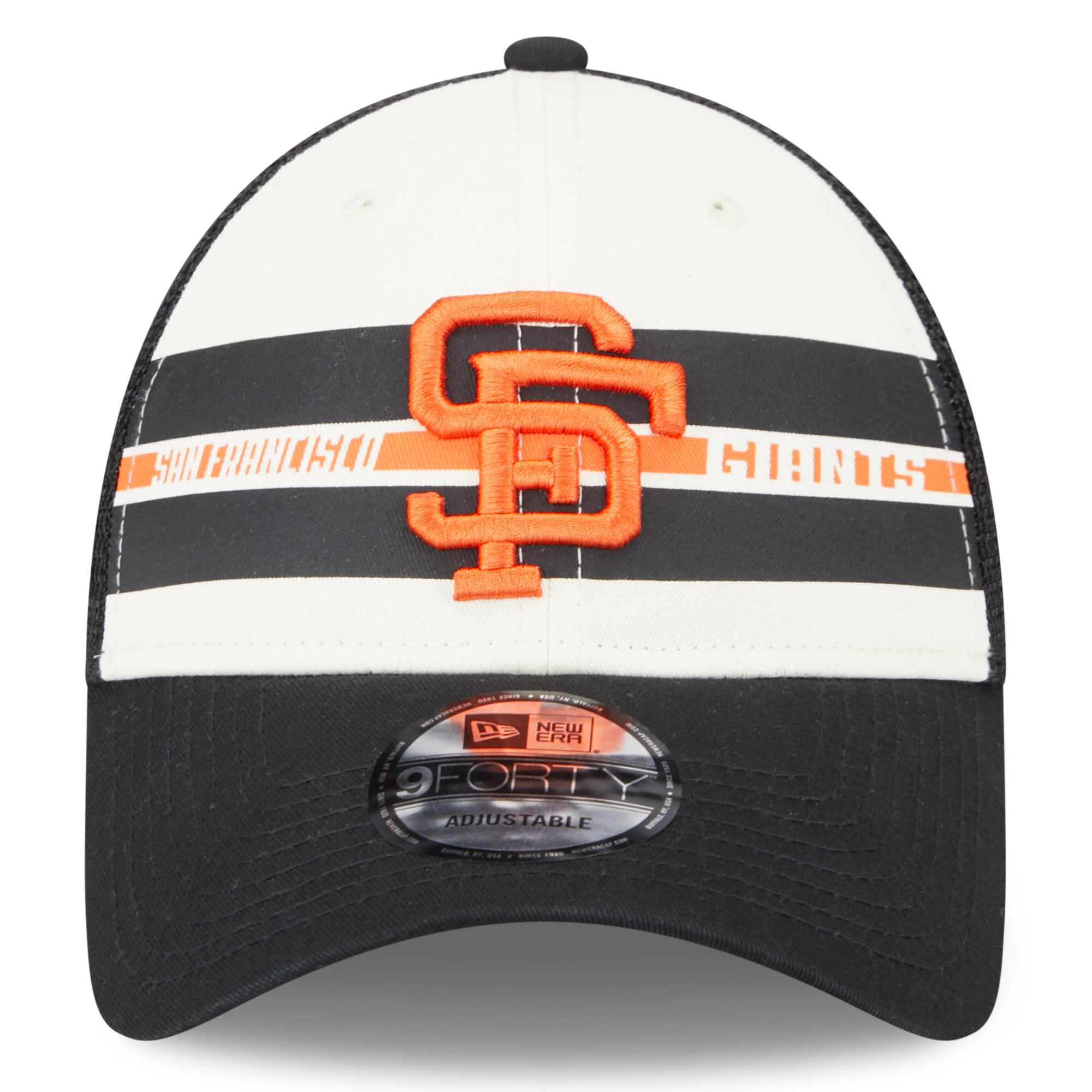 mens san francisco giants new era whiteblack team stripe trucker 9forty snapback hat Collection | San Francisco Giants Shop - Official MLB Jerseys & Caps