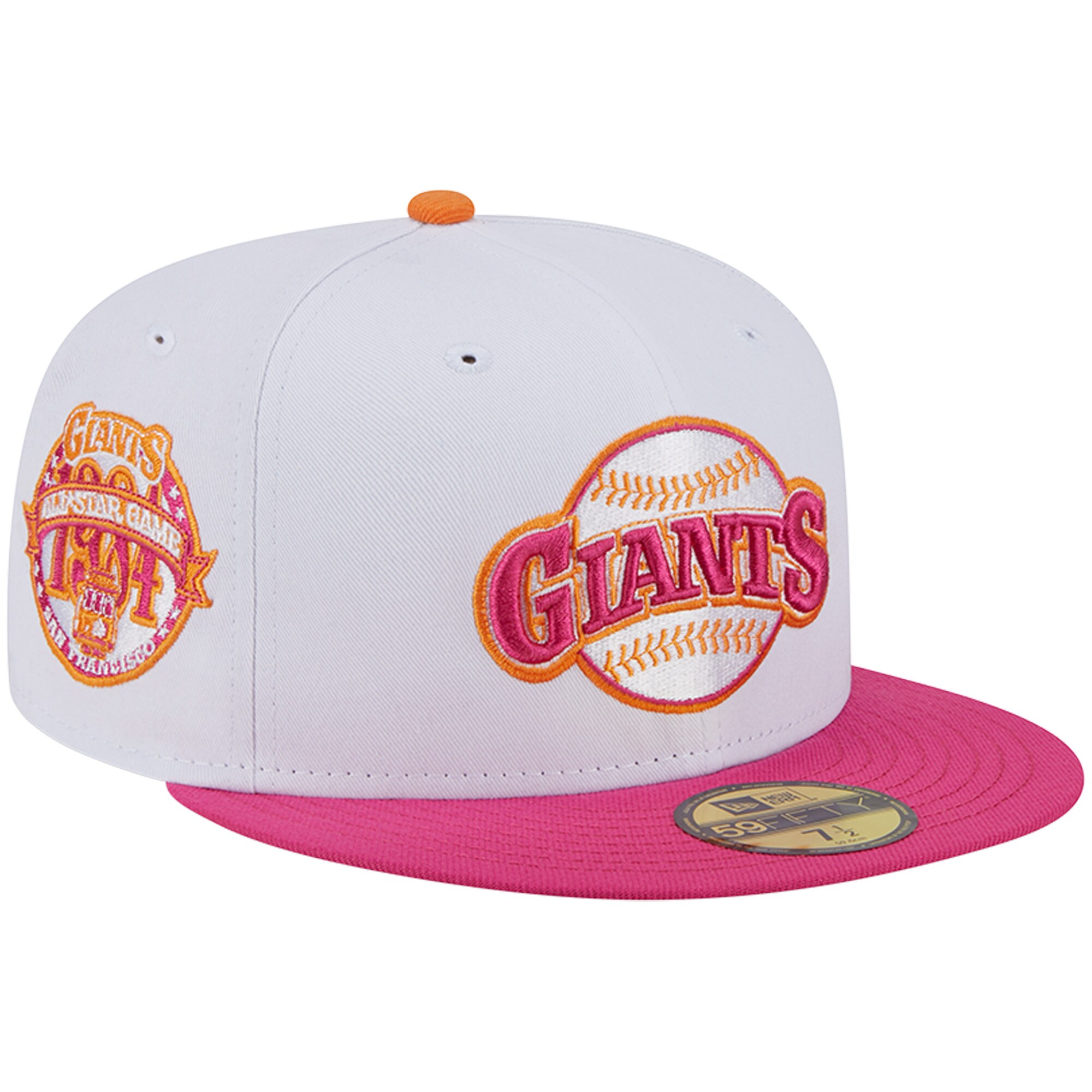 mens san francisco giants new era whitepink 1984 mlb all-star game 59fifty fitted hat Collection | San Francisco Giants Shop - Official MLB Jerseys & Caps