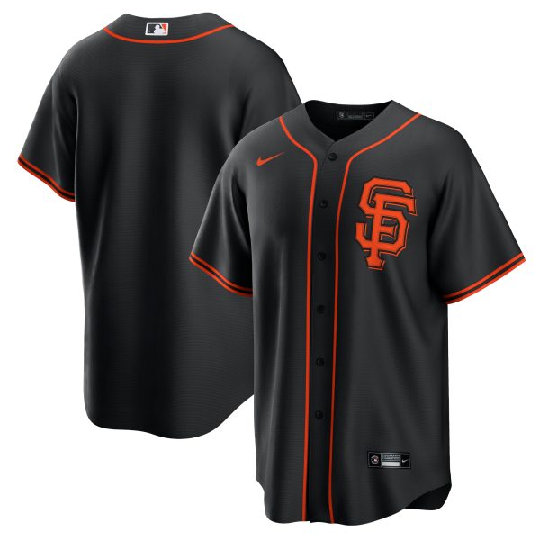 mens san francisco giants nike black alternate replica team jersey Collection | San Francisco Giants Shop - Official MLB Jerseys & Caps