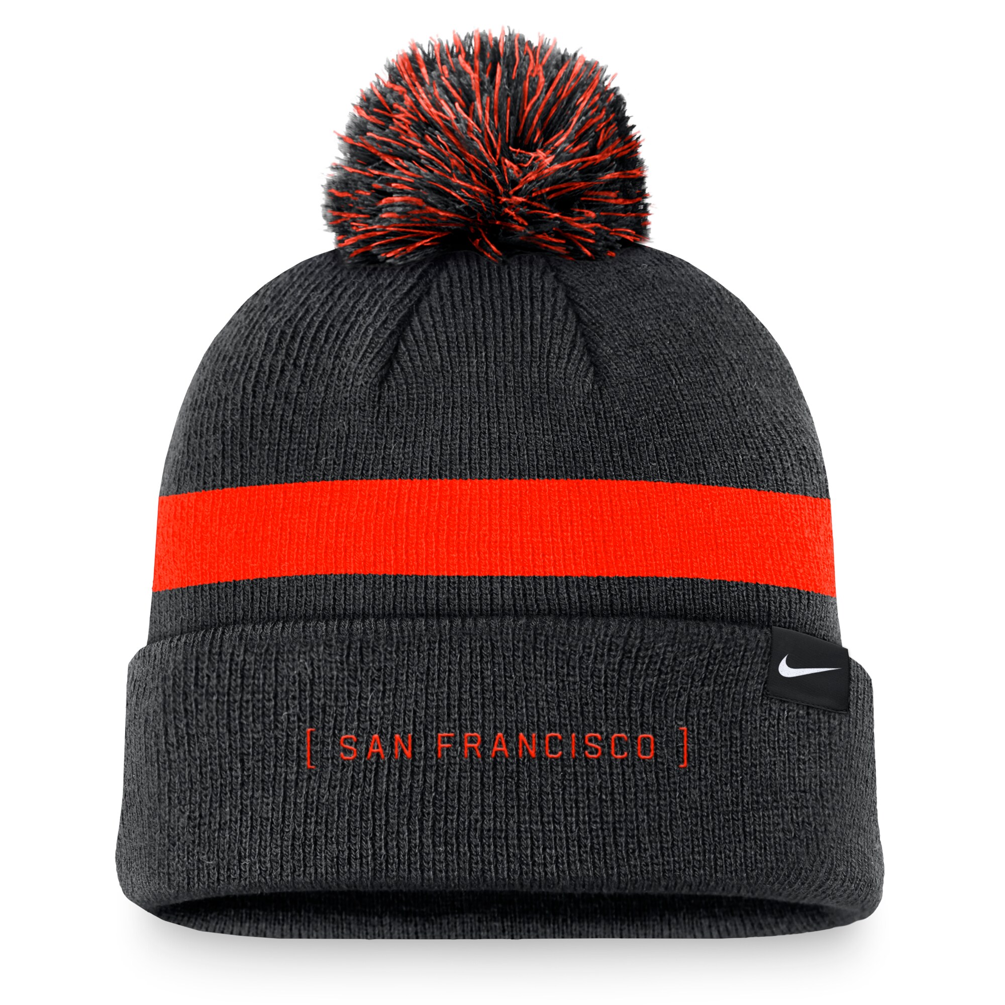 mens san francisco giants nike black hometown peak cuffed knit hat with pom Collection | San Francisco Giants Shop - Official MLB Jerseys & Caps